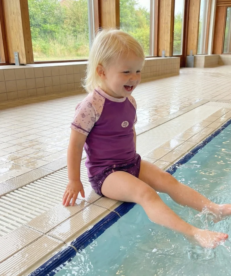 Watery Schwimmwindelhosen für Kinder - Foss Lining Nappy - Atlantic Purple