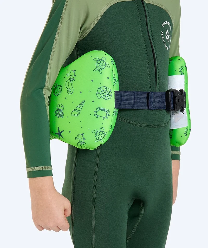 Watery Schwimmgürtel für Kinder (15-60 kg) - Romney - Atlantic Green