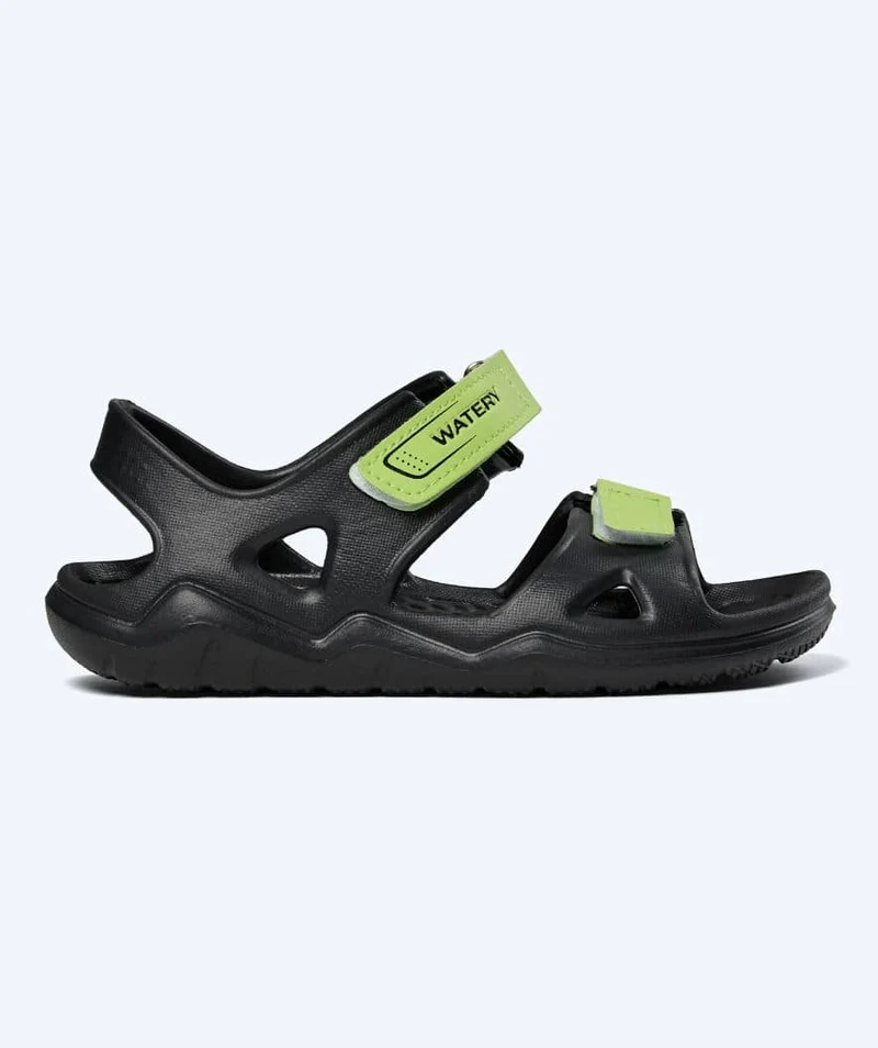 Watery Badeschuhe für Kinder - Ozana - Schwarz/Grün