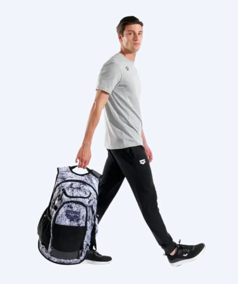 Arena Schwimmrucksack - All Set 45L - Weiß/Schwarz