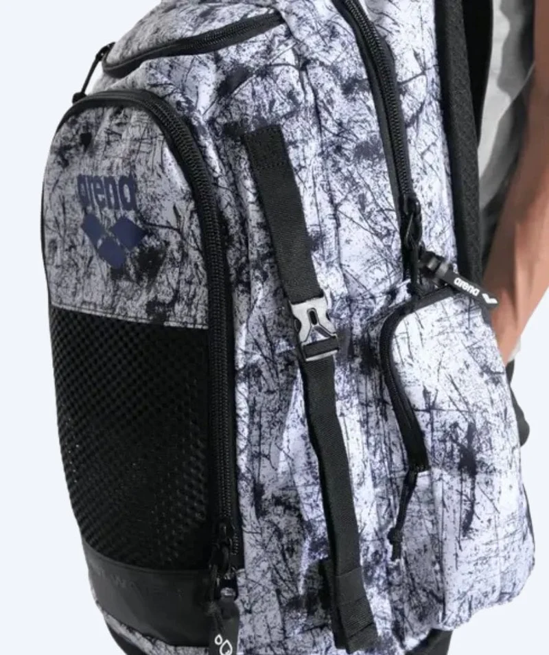 Arena Schwimmrucksack - All Set 45L - Weiß/Schwarz