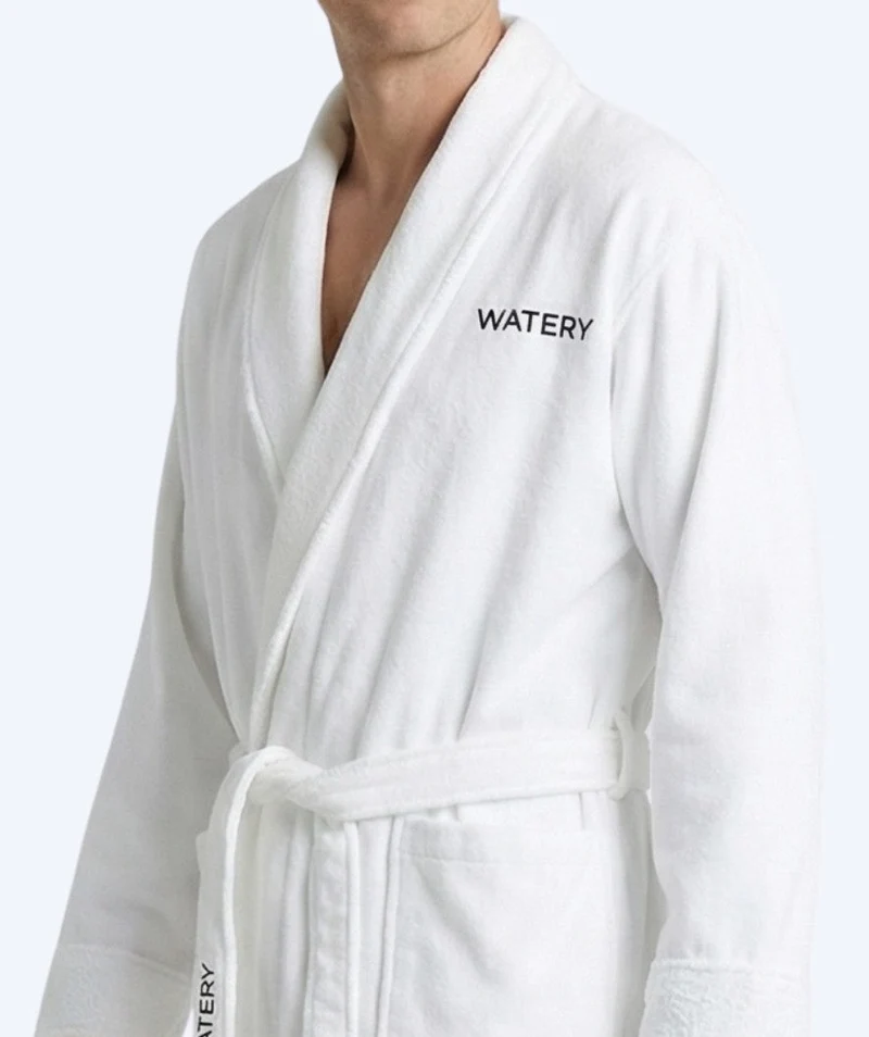 Watery Bademantel für Herren - Mariana - Weiß