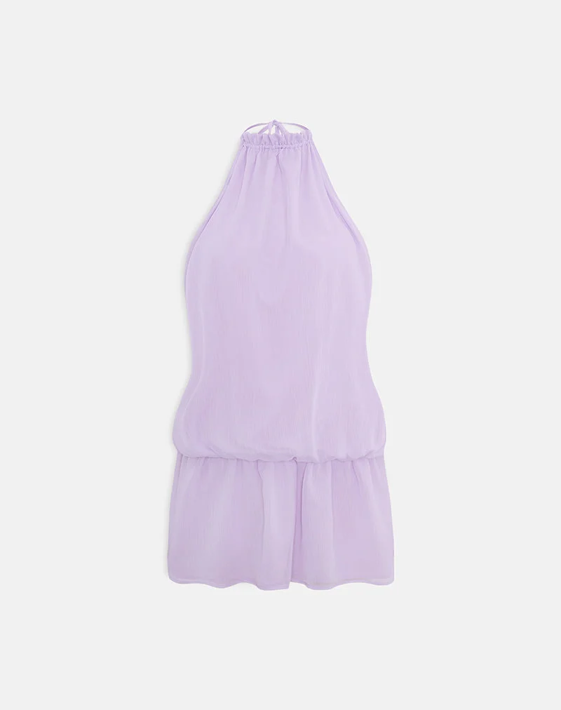 Veloria-Minikleid in Flieder