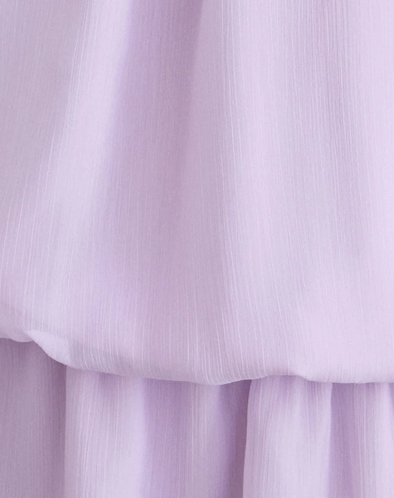 Veloria-Minikleid in Flieder