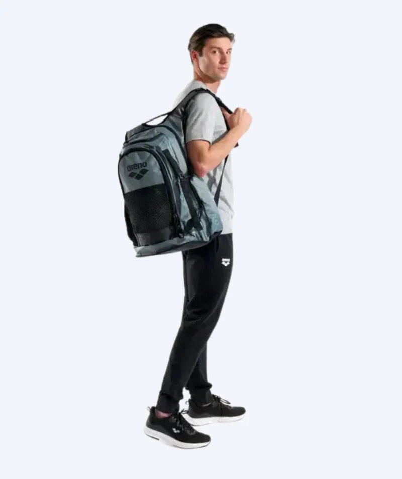 Arena Schwimmrucksack - All Set 45L - Sage/Schwarz