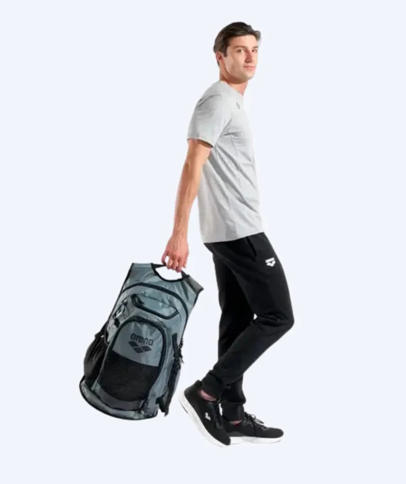 Arena Schwimmrucksack - All Set 45L - Sage/Schwarz
