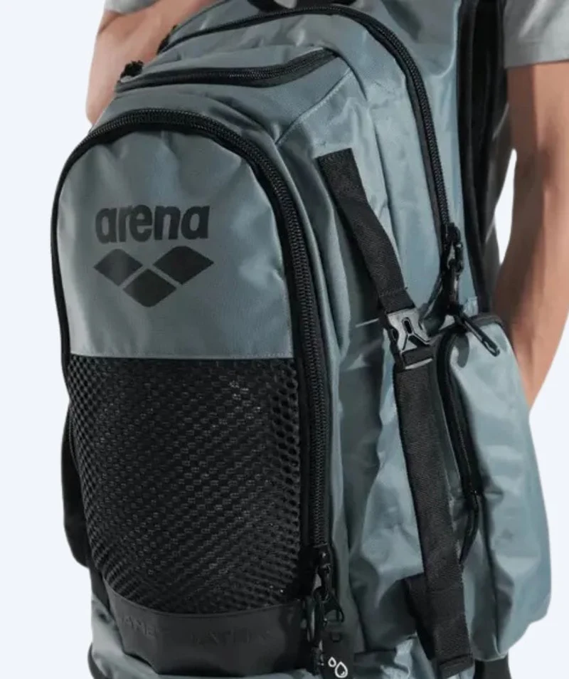 Arena Schwimmrucksack - All Set 45L - Sage/Schwarz