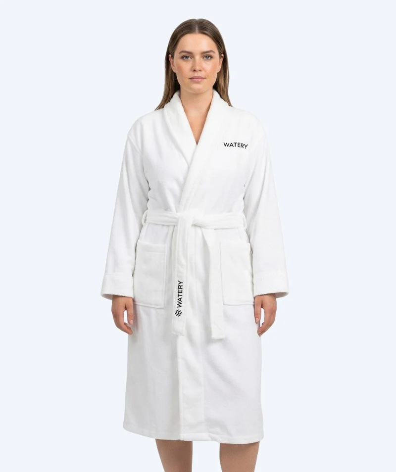 Watery Bademantel für Frauen - Mariana - Weiß