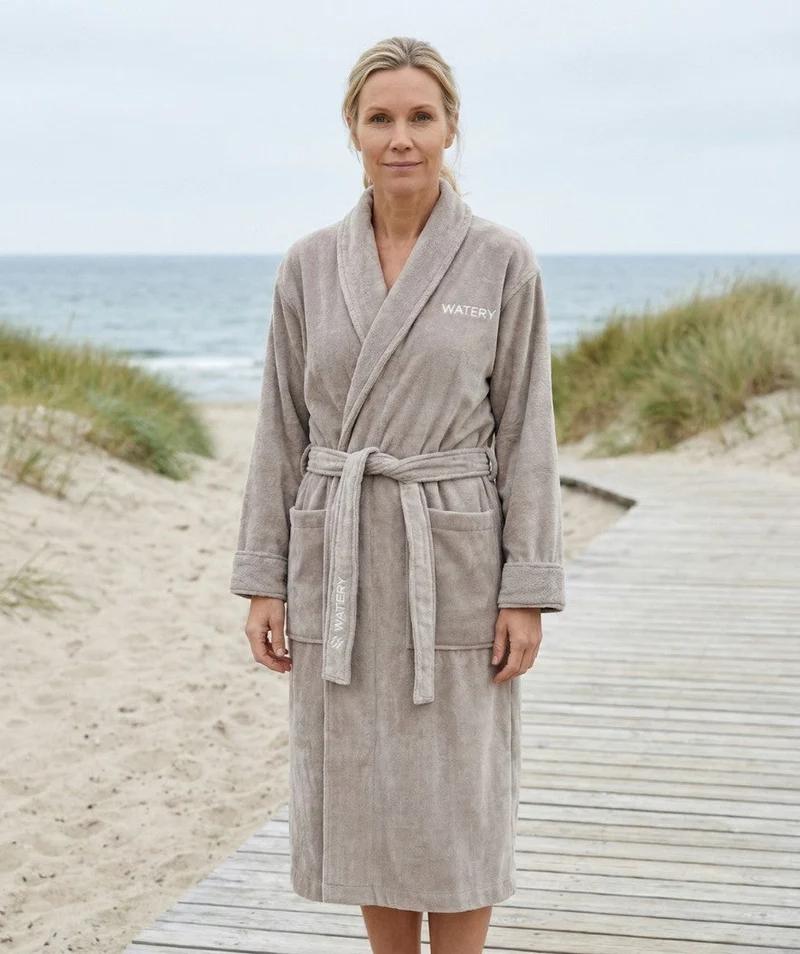 Watery Bademantel für Frauen - Mariana - Grau