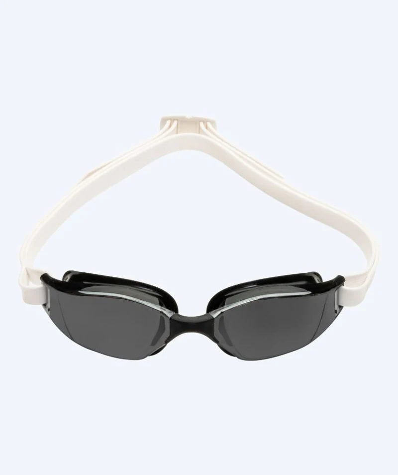 Aquasphere Wettkampf Schwimmbrille - Xceed A1 - Weiß/Schwarz (Smoke Scheiben)