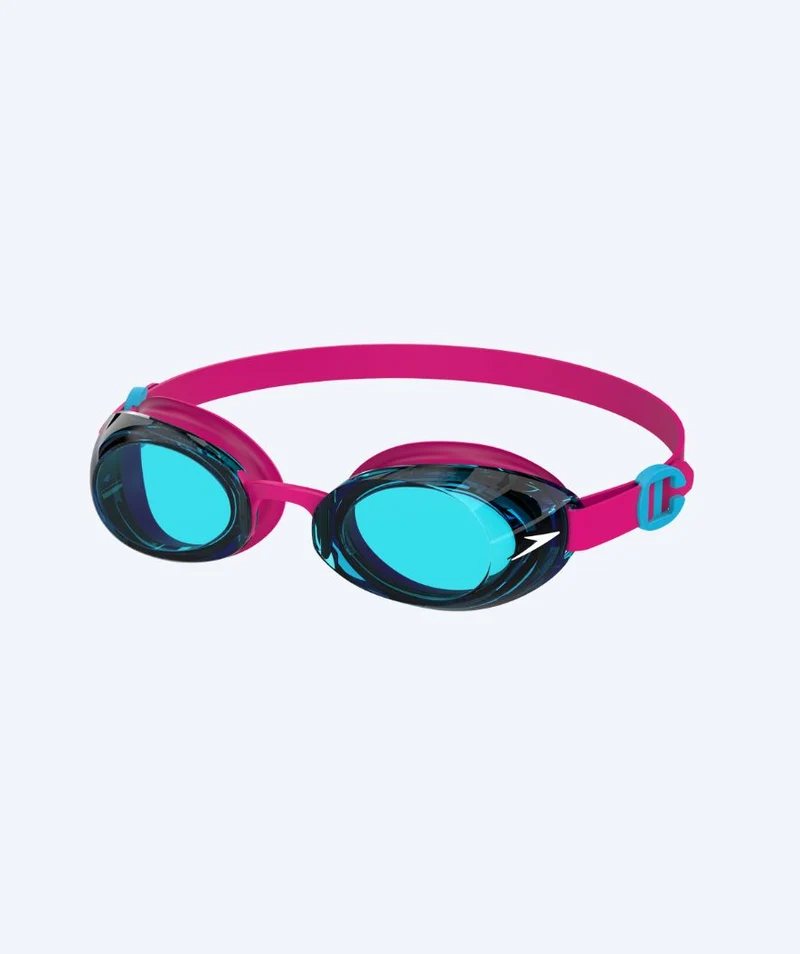 Speedo Schwimmbrille für Kinder (3-6) - Jet 2.0 - Hellrosa/Blau