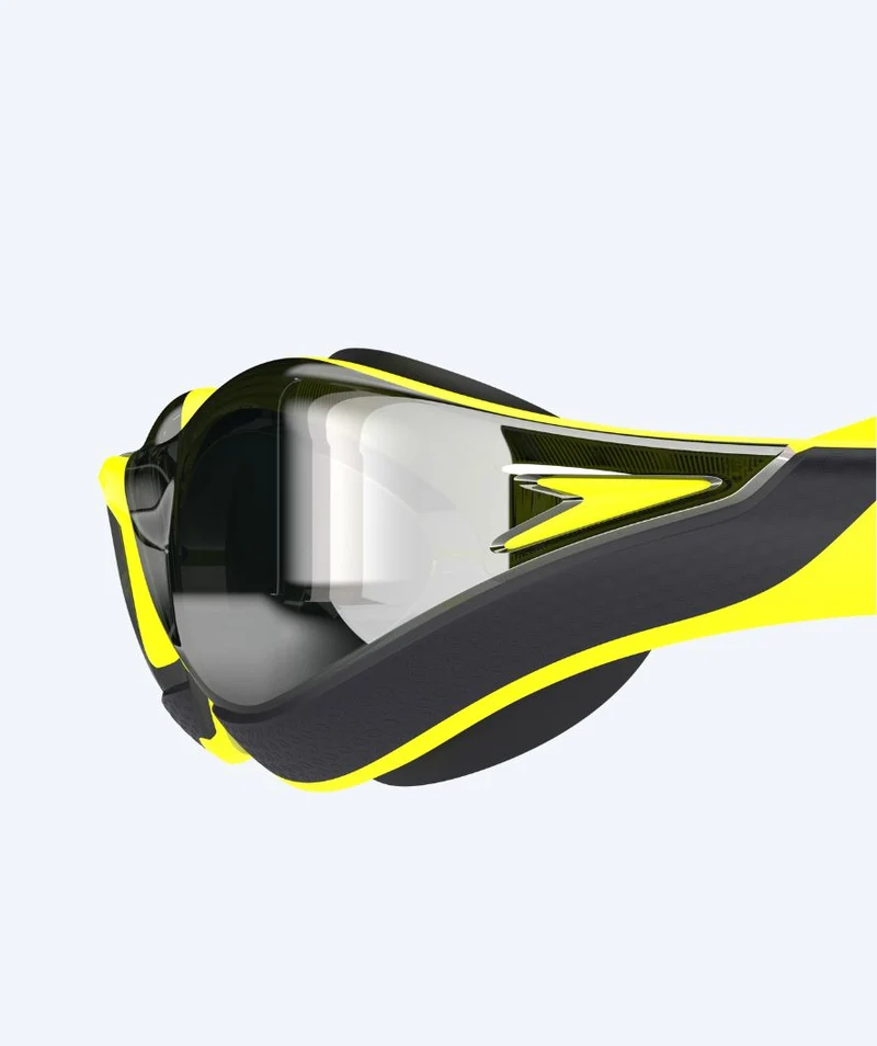 Speedo Elite Schwimmbrillen - Fastskin Pure Focus Mirror - Gelb/Schwarz
