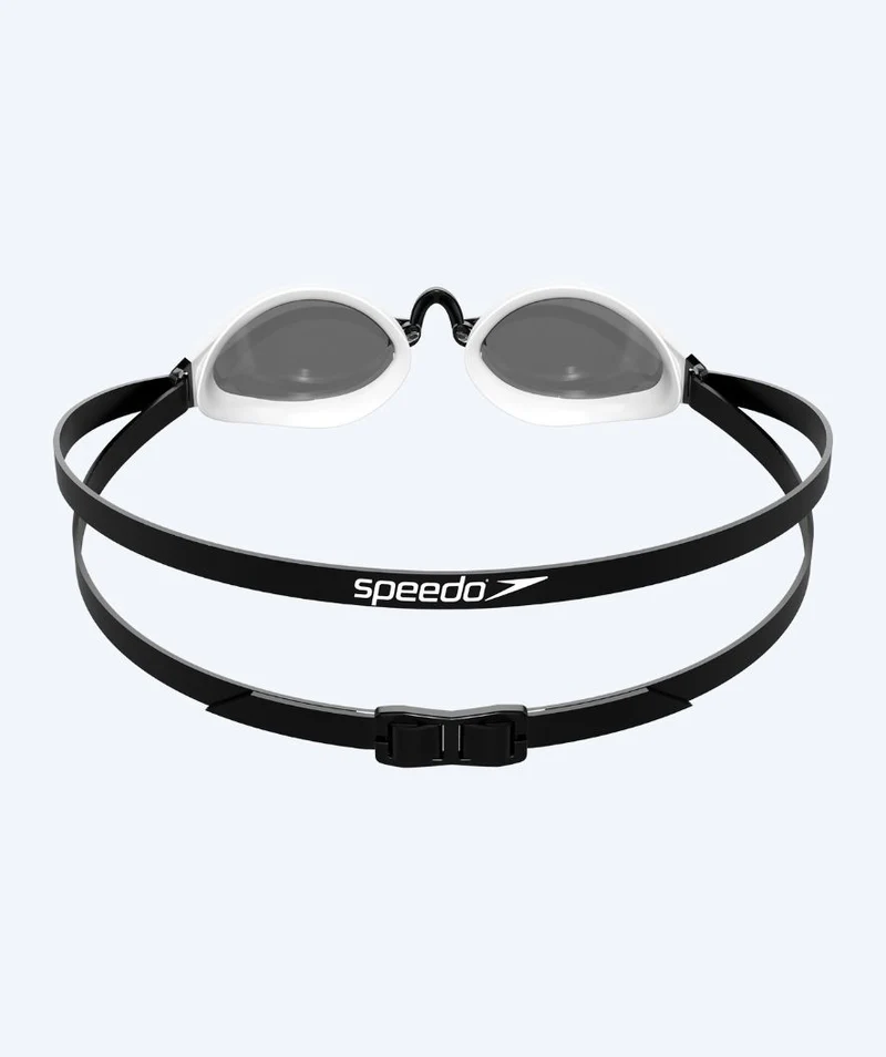 Speedo Elite Schwimmbrillen - Fastskin Speedsocket 2 - Weiß/Schwarz (Smoke Scheiben)