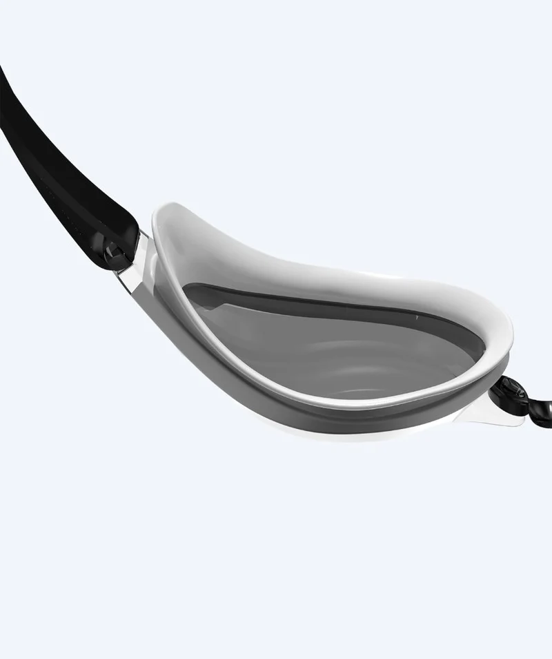 Speedo Elite Schwimmbrillen - Fastskin Speedsocket 2 - Weiß/Schwarz (Smoke Scheiben)