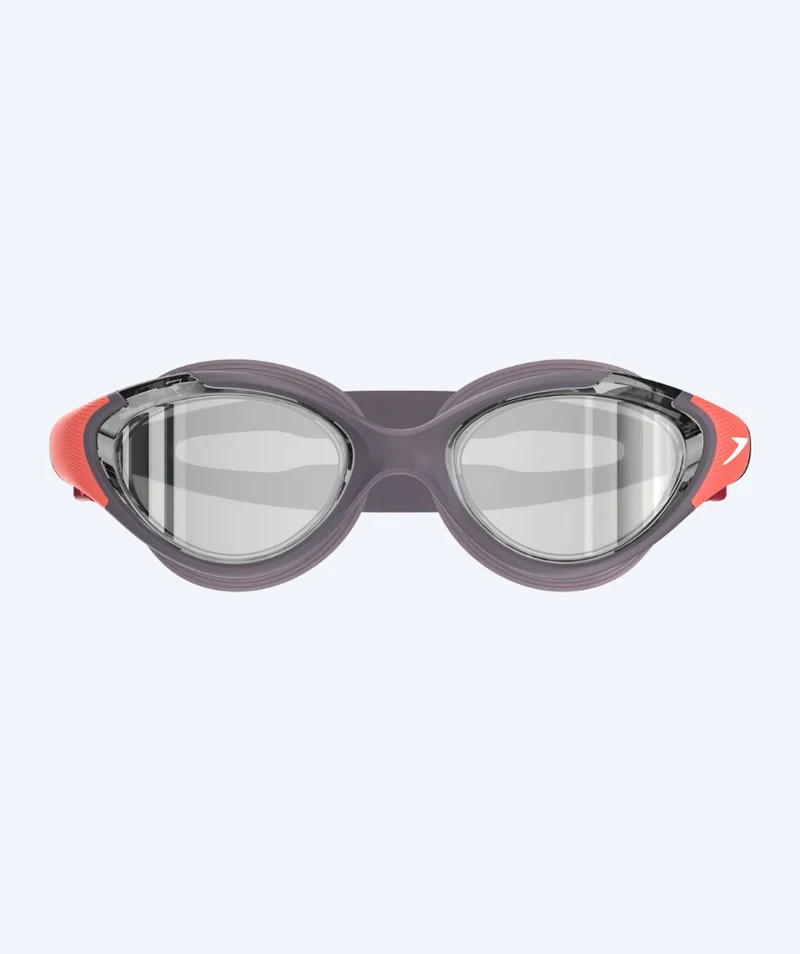 Speedo Schwimmbrille für Damen - Biofuse 2.0 Mirror - Lila/Orange