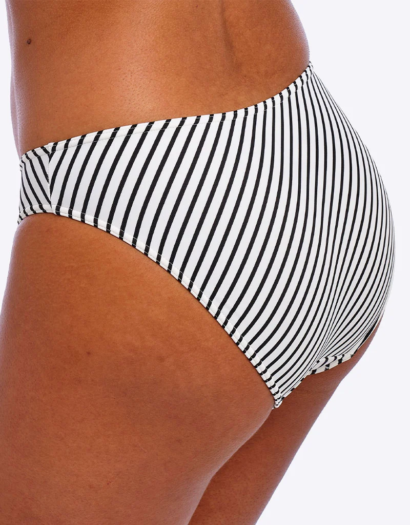 Freya Jewel Cove Bikini Brief Black Stripe