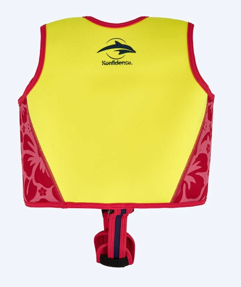 Konfidence Schwimmweste für Kinder (2-12) - Original - Hellrosa/Gelb