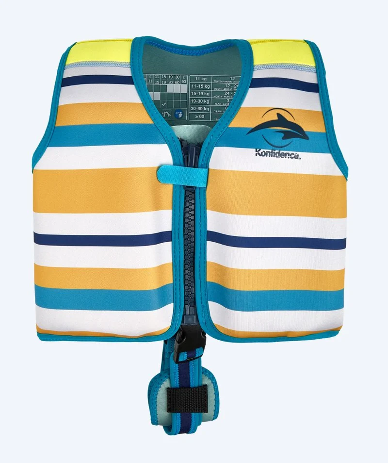 Konfidence Schwimmweste für Kinder (2-12) - Original - Gelb/Blau