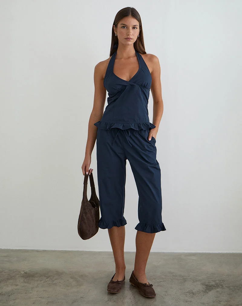 Tenison Capri-Hose in Dunkelblau