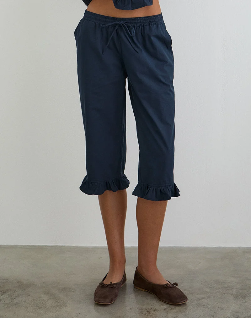 Tenison Capri-Hose in Dunkelblau