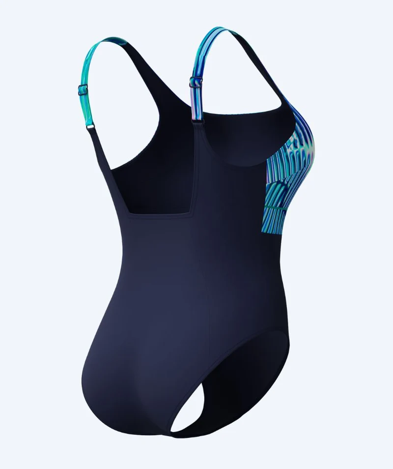 Speedo Badeanzug für Damen - Shaping ContourEclipse - Dunkelblau/Türkis
