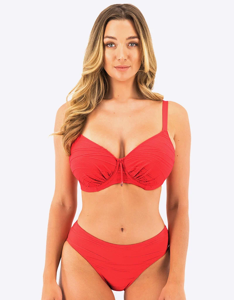 Fantasie Beach Waves Full Cup Bikini Top Clementina Orange