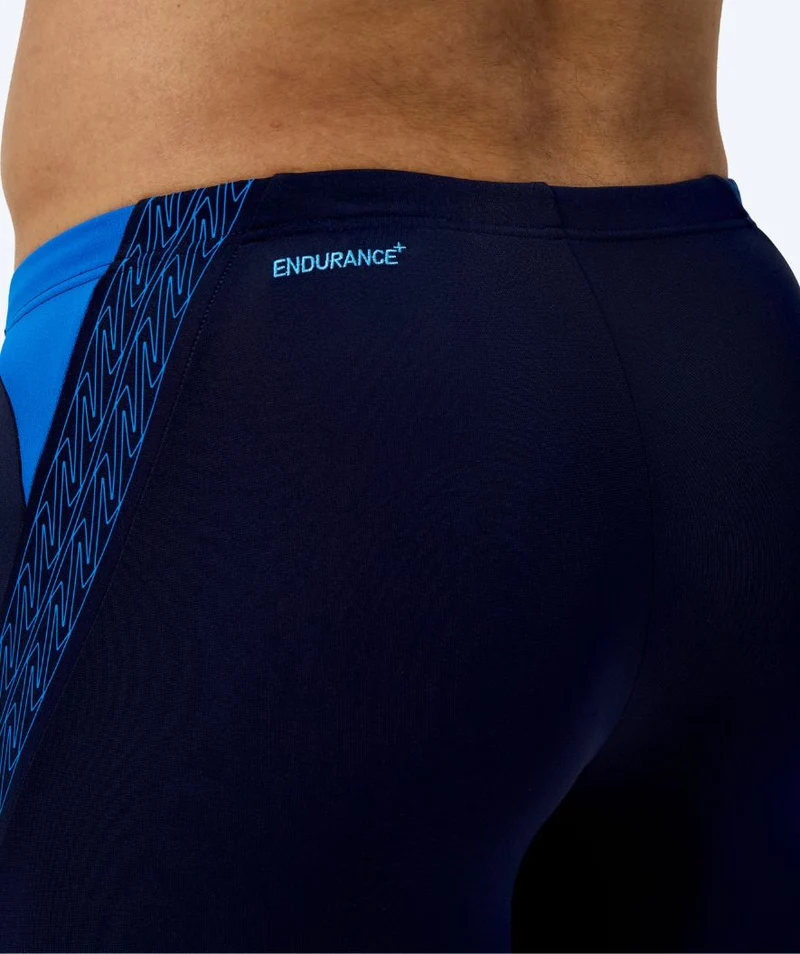 Speedo lange Badehose für Herren - Hyperboom Splice - Dunkelblau/Blau