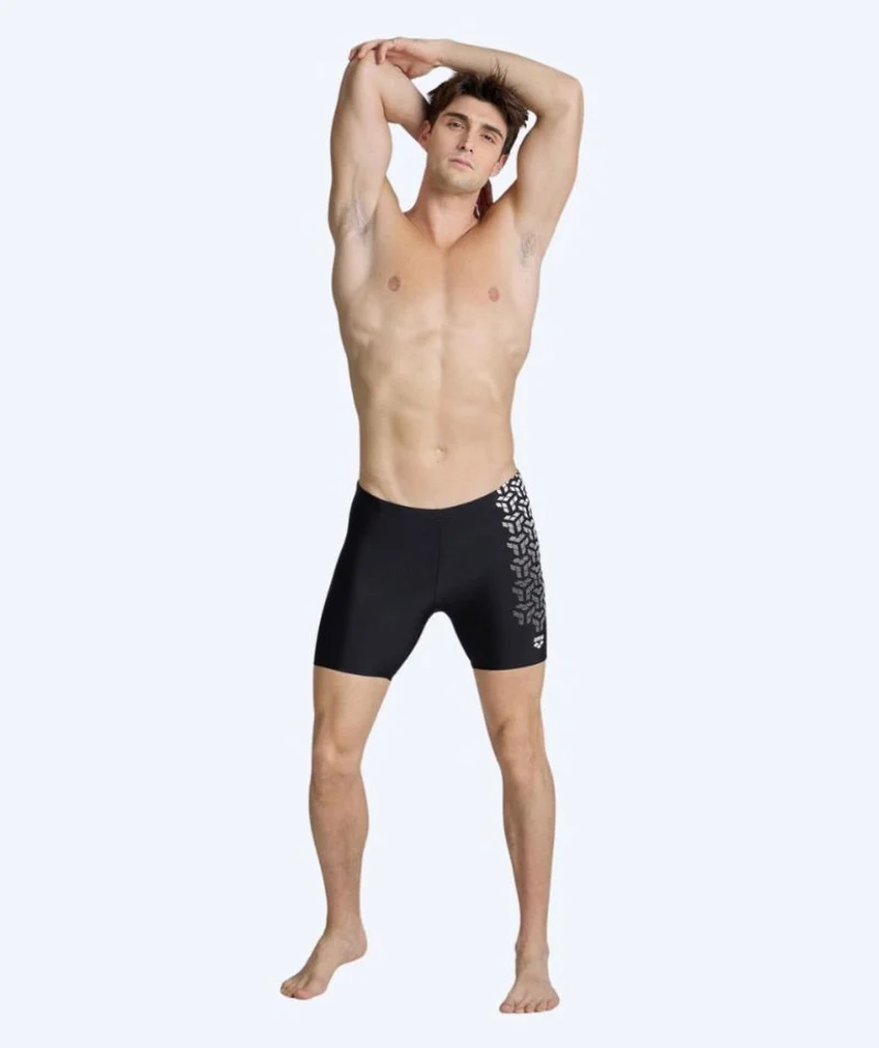 Arena lange Badehose für Herren - Kikko V - Schwarz/Weiß
