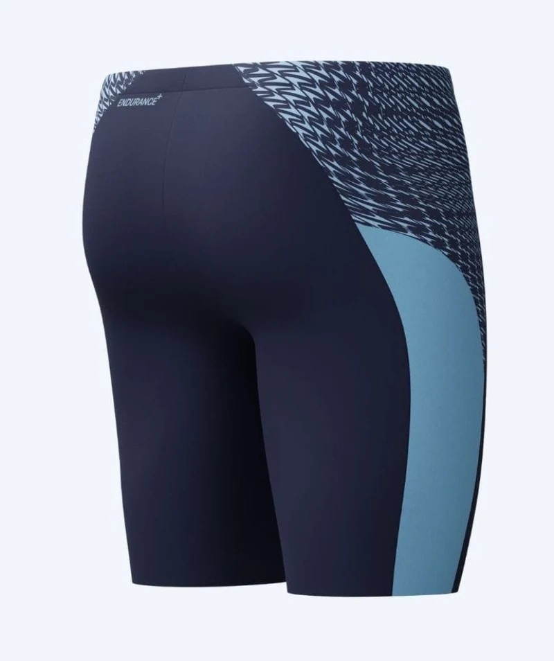 Speedo lange Badehose für Herren - Endurance Max Splice - Dunkelblau/Hellblau