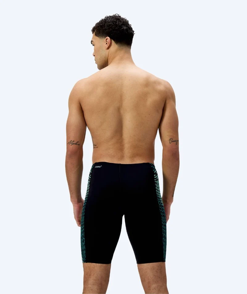 Speedo lange Badehose für Herren - Endurance Max Tech Pannel - Schwarz/Grün