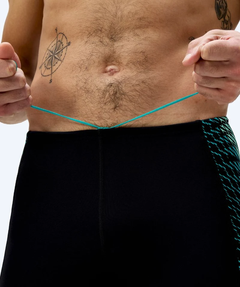 Speedo lange Badehose für Herren - Endurance Max Tech Pannel - Schwarz/Grün