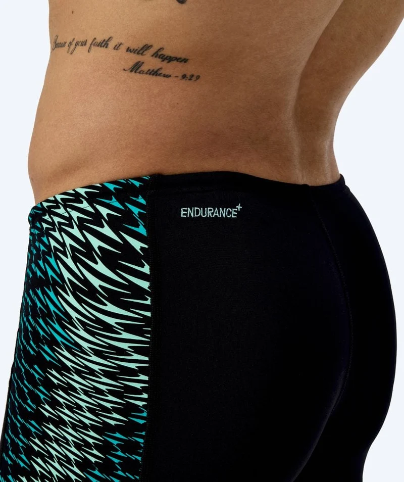 Speedo lange Badehose für Herren - Endurance Max Tech Pannel - Schwarz/Grün
