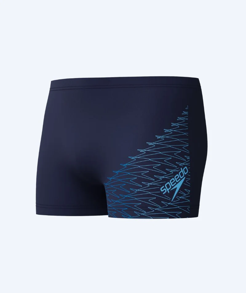 Speedo Aquashorts für Herren - Medley Logo - Dunkelblau/Hellblau