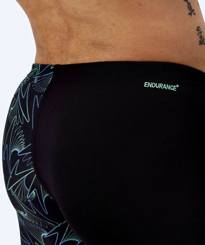 Speedo lange Badehose für Herren - Hyperboom V-Cut - Schwarz/Grün