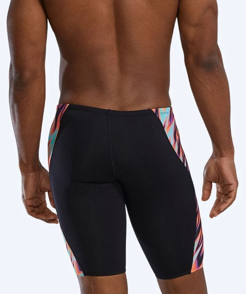 TYR lange Badehose für Herren - Evolved Blade Splice - Schwarz/Orange