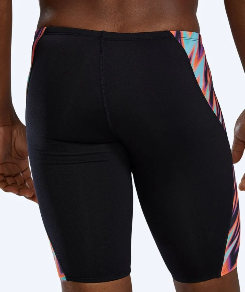 TYR lange Badehose für Herren - Evolved Blade Splice - Schwarz/Orange