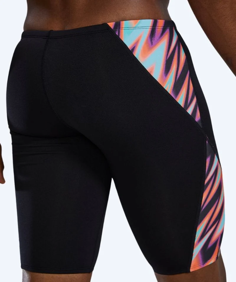 TYR lange Badehose für Herren - Evolved Blade Splice - Schwarz/Orange