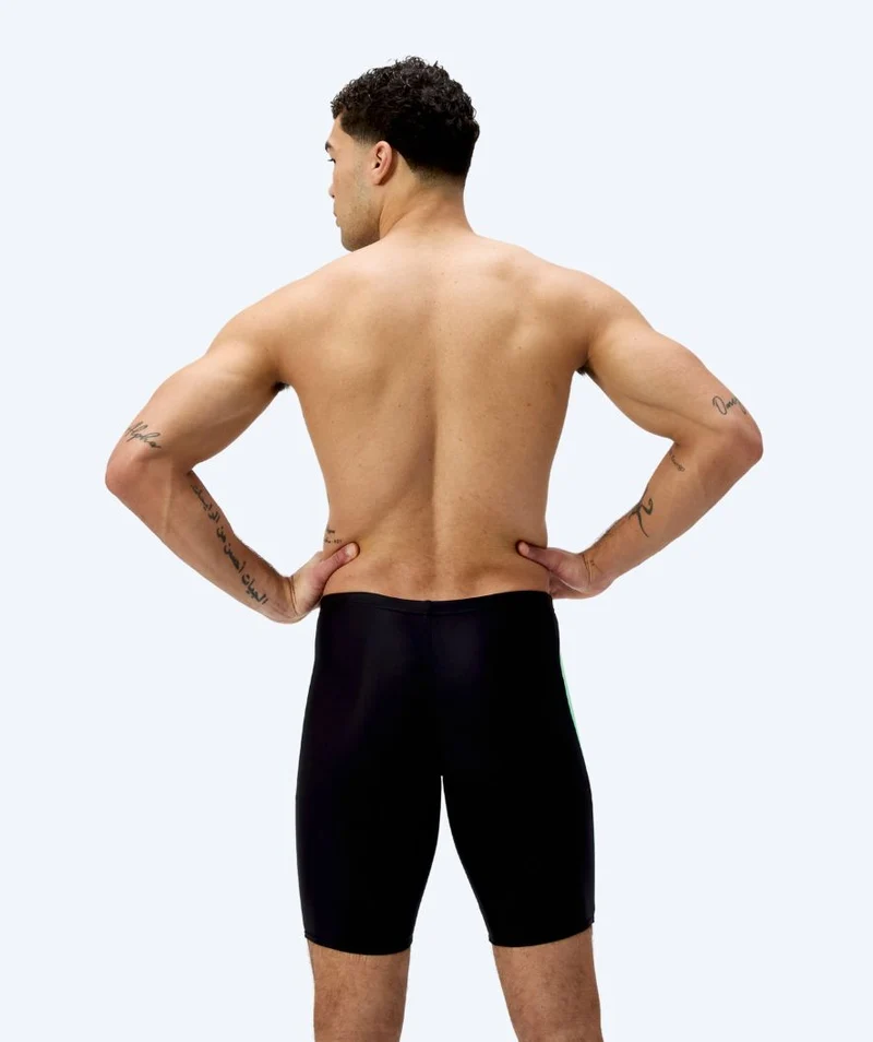 Speedo lange Badehose für Herren - Dive - Schwarz/Grün