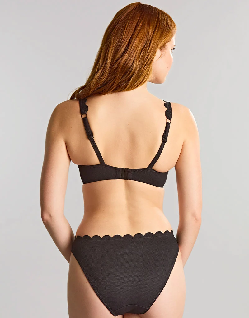 Panache Spirit Lauren Plunge Bikini Top Black