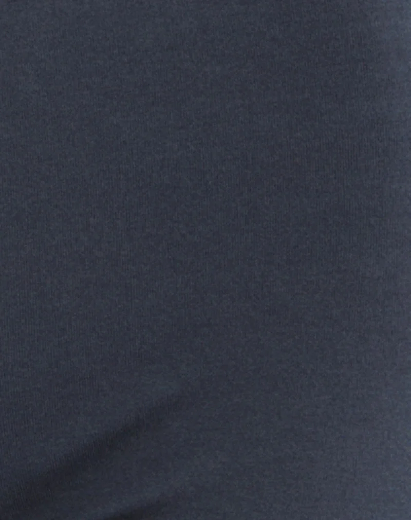 Kyogai Capri-Hose aus Jersey Ocean Storm mit Ösen