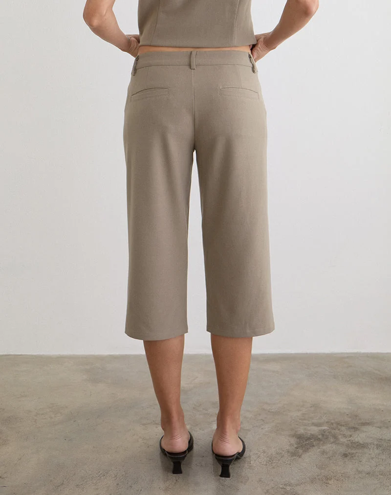 Tunian Capri-Hose in Tailoring Light Taupe
