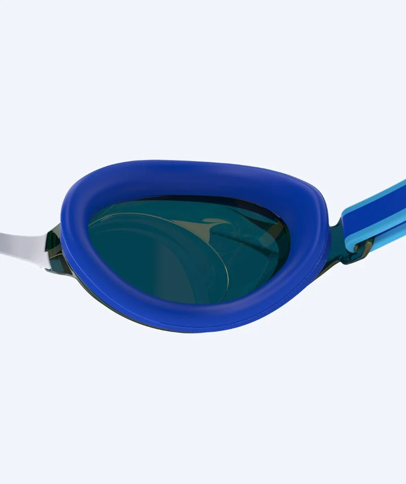 Speedo Wettkampf Schwimmbrille für Kinder (6-14) - Vanquisher 3.0 Mirrored - Blau/Gold