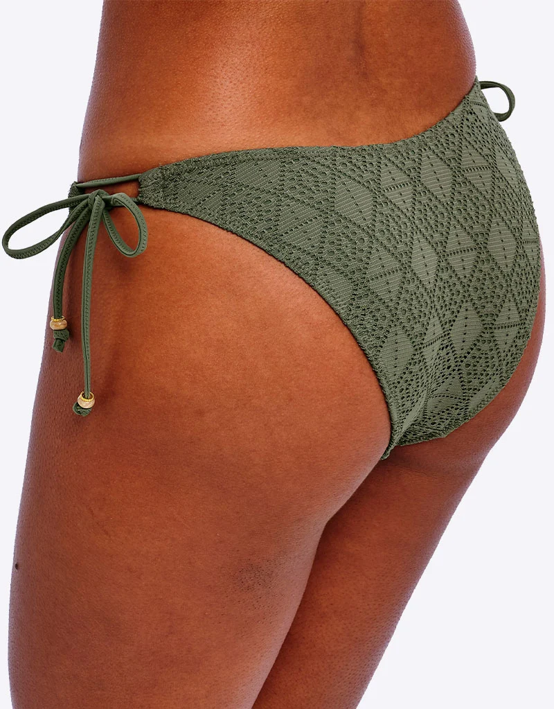 Freya Nomad Nights Tie Side Bikini Brief Sage Green
