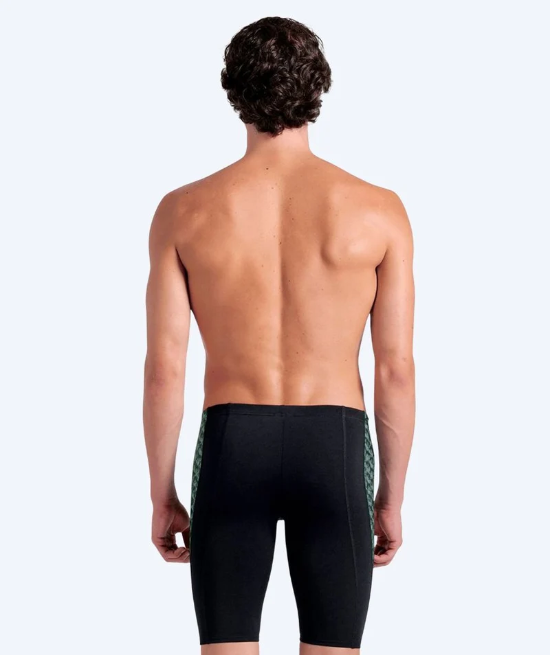 Arena lange Badehose für Herren - Monogram - Schwarz