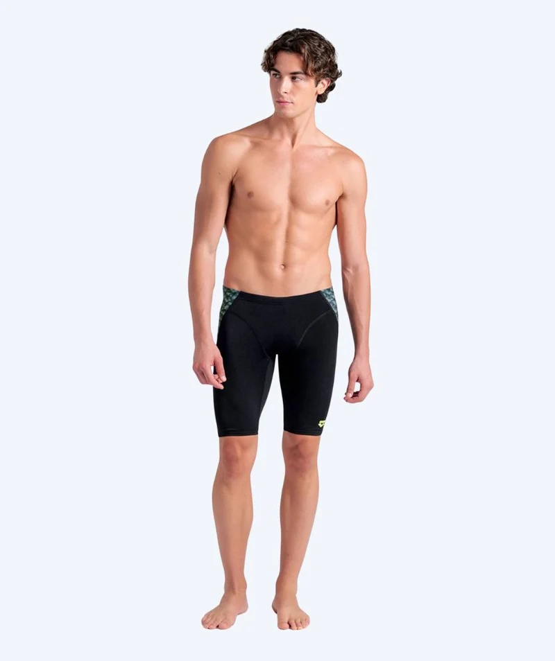 Arena lange Badehose für Herren - Monogram - Schwarz