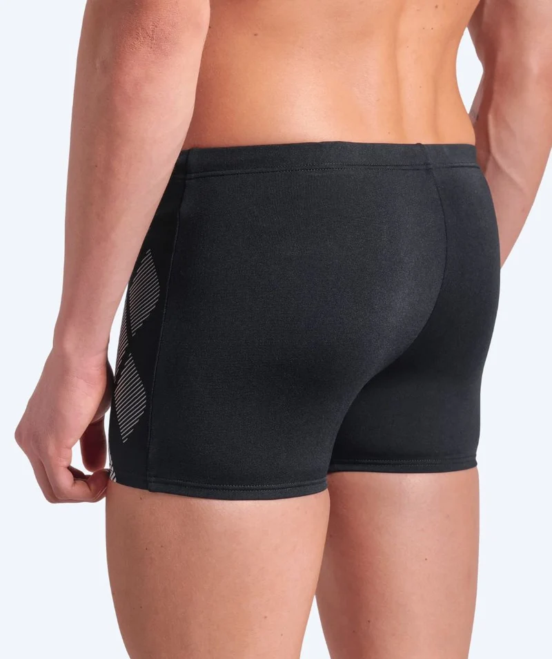 Arena Trunks für Herren - Poseidonia - Schwarz/Weiß