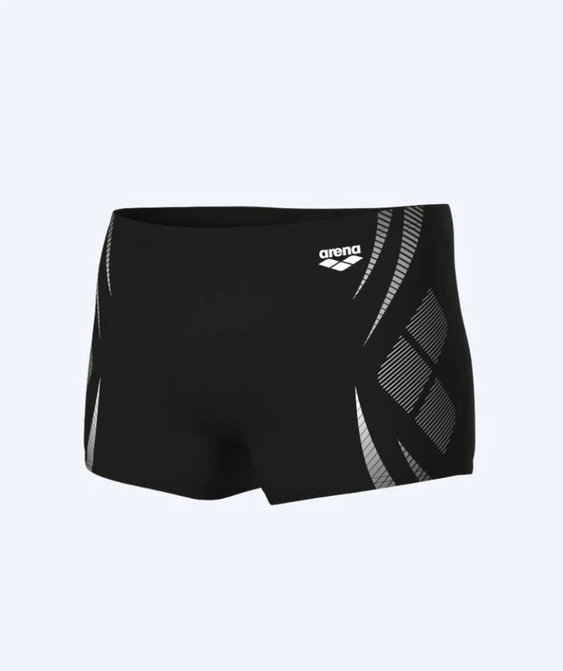 Arena Trunks für Herren - Poseidonia - Schwarz/Weiß