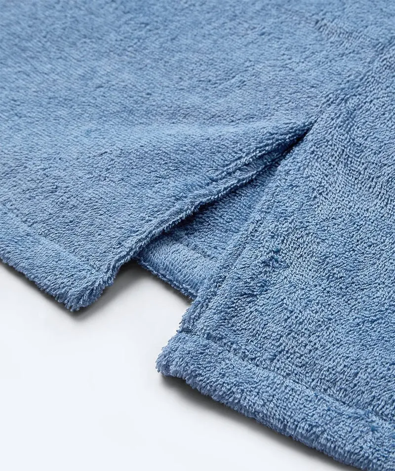 Watery Badeponcho für Junioren (6-15) - Baumwolle - Atlantic Blue