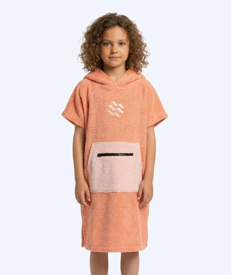 Watery Badeponcho für Kinder (1-6) - Baumwolle - Atlantic Rosa