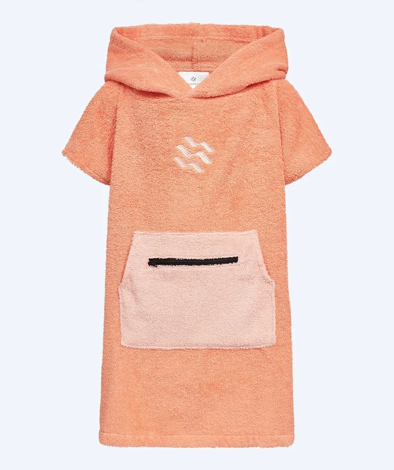 Watery Badeponcho für Kinder (1-6) - Baumwolle - Atlantic Rosa